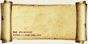 Nadja Radnović vizit kartica